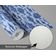 Papel de Parede Vinílico Adesivo Removível Mosaico de Peixes do Oceano Azul para Banheiro, Lavanderia e Armário - S4Sassy 63,5 cm (L) × 304,8 cm (C) / Azul - Vinil Texturizado