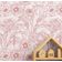 Papel de Parede Vinílico Autoadesivo, Estampa Floral Grande em Contorno, À Prova D'Água, Laranja - para Quartos e Armários - S4Sassy 63,5 cm (L) × 609,6 cm (C) / Laranja - Vinil Texturizado