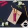 Etiquetas de Papel para Pendurar em Lembrancinhas 'Merry Christmas' com Foil - Inkdotpot 50 Etiquetas Metalizadas / Rosa - Ouro Rosé