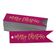 Etiquetas de Papel para Pendurar em Lembrancinhas 'Merry Christmas' com Foil - Inkdotpot 50 Etiquetas Metalizadas / Rosa - Ouro Rosé