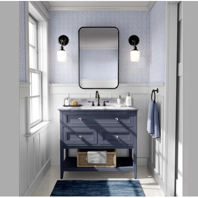Papel de Parede Vinílico Autoadesivo Chique Urbano Mini Corações, Impermeável Azul, Moderno Removível para Quartos e Sala - S4Sassy 63,5 cm (L) × 609,6 cm (C) / Azul - Vinil Liso