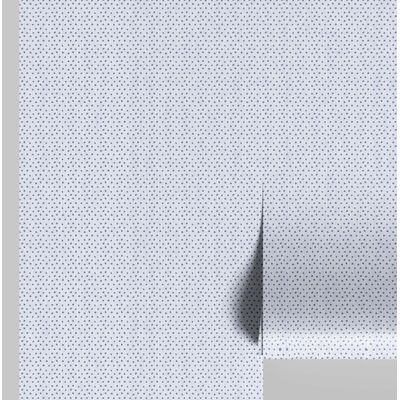 Papel de Parede Vinílico Autoadesivo Chique Urbano Mini Corações, Impermeável Azul, Moderno Removível para Quartos e Sala - S4Sassy 63,5 cm (L) × 609,6 cm (C) / Azul - Vinil Liso
