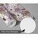 Papel de Parede Autoadesivo Decorativo Roxo, Flor de Pêssego Pastel, Vinílico Impermeável, Removível p/ Inquilinos, Quarto/Sala - S4sassy 63,5 cm (L) × 914,4 cm (C) / Roxo - Vinil Liso