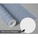 Papel de Parede Azul com Borboletas, Autoadesivo, Wrap de Parede, Decoração DIY Fácil para Quarto Infantil e Sala de Brincar - S4Sassy 63,5 cm (L) × 152,4 cm (C) / Azul - Vinil Liso