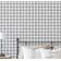 Revestimento de Parede Xadrez Cinza, Papel de Parede Vinílico Autoadesivo, Envelopamento Decorativo, DIY Fácil para Quarto, Sala - S4Sassy 63,5 cm (L) × 304,8 cm (C) / Cinza - Vinil Liso