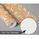 Papel de Parede Moderno de Folhas Tropicais Laranja, Vinil Autoadesivo, Revestimento Fácil DIY para Quarto, Armários e Salas - S4Sassy 63,5 cm (L) × 304,8 cm (C) / Laranja - Vinil Texturizado