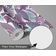 Papel de Parede Autoadesivo Folha de Palmeira Tropical Removível Roxo, Mural Instantâneo para Quarto, Banheiro, Lavanderia, Closet - S4Sassy 63,5 cm (L) × 914,4 cm (C) / Roxo - Vinil Liso