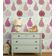 Papel de Parede Roxo com Estampa de Frutas, Vinil Autoadesivo DIY para Quarto Infantil e Sala de Brincar - S4Sassy 63,5 cm (L) × 304,8 cm (C) / Roxo - Vinil Texturizado