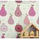 Papel de Parede Roxo com Estampa de Frutas, Vinil Autoadesivo DIY para Quarto Infantil e Sala de Brincar - S4Sassy 63,5 cm (L) × 152,4 cm (C) / Roxo - Vinil Texturizado