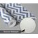 Papel de Parede Vinílico Autoadesivo Zigzag Trançado Impermeável Azul, Removível para Quartos e Salas, Espaços de Locatários - S4Sassy 63,5 cm (L) × 914,4 cm (C) / Azul - Vinil Texturizado