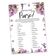 Cartões Quadrados em Branco para Chá de Noiva/Despedida de Solteira Pacote com 50 Jogo para Preencher Ideias de Presente Floral - Inkdotpot 12,7 Cm × 17,78 Cm / Branco - O Que Tem na Sua Bolsa