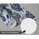 Rolo de Papel de Parede Vinílico Autoadesivo Removível Inspirado na Natureza, à Prova d'Água, Estampa Listrada Botânica Azul - S4sassy 63,5 cm (L) × 609,6 cm (C) / Azul - Vinil Liso