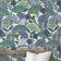 Papel de Parede Autoadesivo Removível Folha de Palmeira Azul - Mural Instantâneo para Quarto, Banheiro, Lavanderia e Closet - S4Sassy 63,5 cm (L) × 152,4 cm (C) / Azul - Vinil Liso