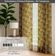 Cortinas Extra Longas de Algodão, Filtrantes, Bainha p/ Varão/Alças Traseiras, Jogo 2 Painéis, p/ Tetos Altos/Portas Francesas - Vargottam 132,08 Cm (L) × 243,84 Cm (C) / Amarelo
