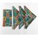 Guardanapos de Algodão Canvas Designer, Conjunto de 12, 51 cm, Patchwork Verde, Duráveis e Absorventes, Lavável na Máquina - Vargottam 50,8 Cm × 50,8 Cm – Pacote Com 12 Peças / Verde