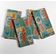 Guardanapos de Algodão Canvas Designer, Conjunto de 12, 51 cm, Patchwork Verde, Duráveis e Absorventes, Lavável na Máquina - Vargottam 50,8 Cm × 50,8 Cm – Pacote Com 12 Peças / Verde