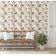Papel de Parede Autoadesivo Vinílico Removível, Pássaros em Galho, Bege, Parede de Destaque na Entrada, Decoração Fácil - S4sassy 63,5 cm (L) × 914,4 cm (C) / Bege - Vinil Liso