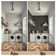 Papel de Parede Vinílico Autoadesivo Listras Geométricas À Prova d'Água Preto, Removível para Quartos e Sala, Espaços Alugados - S4Sassy 63,5 cm (L) × 609,6 cm (C) / Preto - Vinil Liso