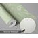 Papel de Parede Branco com Estampa Botânica Asiática, Vinil Autoadesivo, Revestimento Decorativo Fácil para Quarto e Sala, Verde - S4Sassy 63,5 cm (L) × 914,4 cm (C) / Verde - Vinil Texturizado