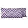 Capa de Almofada Lombar em Poliéster Interno/Externo, Impermeável para Todas as Estações, Retangular para Móveis de Pátio - Vargottam 30,48 Cm × 50,8 Cm / Roxo