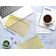 Estênceis de Caligrafia Reutilizáveis Cursivos: Letras e Números Maiúsculas e Minúsculas em Plástico para DIY, Pacote com 10 - Traceease Amarelo