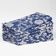 Guardanapos de Algodão, Estampa Floral em Bloco Artesanal, 51 x 51 cm, Azul com Detalhes Brancos, Jogo de 4, Lavável à Máquina - Vargottam 50,8 Cm × 50,8 Cm – Pacote Com 12 Peças / Azul