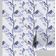 Papel de Parede Autoadesivo Removível Azul com Pássaros em Galho, Vinil DIY para Parede de Destaque na Entrada, Decoração - S4sassy 63,5 cm (L) × 609,6 cm (C) / Azul - Vinil Liso