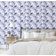 Papel de Parede Autoadesivo Removível Azul com Pássaros em Galho, Vinil DIY para Parede de Destaque na Entrada, Decoração - S4sassy 63,5 cm (L) × 609,6 cm (C) / Azul - Vinil Liso
