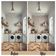 Papel Parede Autoadesivo Folha Abstrata de Bananeira, Papel Contact Vinílico Impermeável Marrom Removível Quarto e Sala de Jantar - S4Sassy 63,5 cm (L) × 914,4 cm (C) / Marrom - Vinil Texturizado