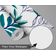 Papel de Parede Contorno de Folhas Verdes - Vinil Autoadesivo Botânico Moderno Envoltório Decorativo Fácil para Quarto e Sala - S4Sassy 63,5 cm (L) × 304,8 cm (C) / Verde - Vinil Liso