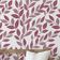 Papel de Parede Trilha de Folhas Rosa, Vinil Autoadesivo Minimalista, Envoltório Decorativo para Quarto e Sala - S4Sassy 63,5 cm (L) × 152,4 cm (C) / Rosa - Vinil Texturizado