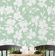 Papel de Parede Vinílico Autoadesivo Estampa Floral Chique, À Prova D'Água, Removível, Verde, Para Quartos, Locação e Armários - S4Sassy 63,5 cm (L) × 914,4 cm (C) / Verde - Vinil Liso