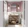 Papel de Parede Galo Real e Floral Rosa, Vinil Autoadesivo DIY para Quarto Estilo Fazenda, Armários e Ambientes - S4Sassy 63,5 cm (L) × 609,6 cm (C) / Rosa - Vinil Texturizado