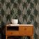 Papel de Parede Autoadesivo Decorativo Folhagem de Samambaia, Vinil Impermeável Verde, Removível, Para Aluguel, Quarto/Sala Jantar - S4Sassy 63,5 cm (L) × 304,8 cm (C) / Verde - Vinil Liso