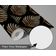 Papel de Parede Autoadesivo Padrão Samambaia, Vinílico Impermeável, Preto, Removível, Ideal para Quarto e Sala de Jantar - S4Sassy 63,5 cm (L) × 609,6 cm (C) / Preto - Vinil Texturizado