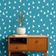 Papel de Parede Pássaros em Voo Azul, Vinil Autoadesivo, Adesivo Decorativo, Fácil Aplicação para Quarto, Sala e Ambientes - S4Sassy 63,5 cm (L) × 152,4 cm (C) / Azul - Vinil Texturizado