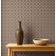 Papel de Parede Autoadesivo Flor da Vida, Contact Vinil Impermeável, Marrom, Removível, Ideal para Inquilinos, Quarto e Sala - S4Sassy 63,5 cm (L) × 304,8 cm (C) / Marrom - Vinil Texturizado
