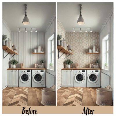 Papel de Parede Autoadesivo Estampa Cubo Geométrico Contact Impermeável Laranja Removível para Locatários, Quarto e Sala de Jantar - S4sassy 63,5 cm (L) × 152,4 cm (C) / Laranja - Vinil Liso