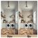 Papel de Parede Autoadesivo Estampa Cubo Geométrico Contact Impermeável Laranja Removível para Locatários, Quarto e Sala de Jantar - S4sassy 63,5 cm (L) × 152,4 cm (C) / Laranja - Vinil Liso