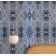 Papel de Parede Boho Autoadesivo com Estampa Tribal, Vinílico À Prova d'Água Azul, Removível para Quarto e Sala - S4sassy 63,5 cm (L) × 914,4 cm (C) / Azul - Vinil Liso