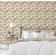 Papel de Parede Flores em Flor Bege Vinílico Autoadesivo, Decorativo, Fácil Aplicação para Quarto, Sala e Ambientes - S4Sassy 63,5 cm (L) × 609,6 cm (C) / Bege - Vinil Liso