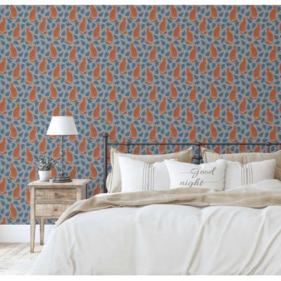 Papel de Parede Estampa Safari de Onça Removível, Vinil Autoadesivo, Fácil Aplicação DIY para Quarto e Sala - Cinza - S4Sassy 63,5 cm (L) × 152,4 cm (C) / Cinza - Vinil Texturizado
