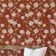 Papel de Parede Autoadesivo, Estampa Bege com Rosas Marrom, Vinil Impermeável, Removível, para Inquilinos, Quarto/Sala/Jantar - S4Sassy 63,5 cm (L) × 304,8 cm (C) / Marrom - Vinil Texturizado