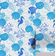 Papel de Parede Autocolante Vinílico Impermeável Azul com Cavalo-Marinho e Conchas, Removível para Quarto de Bebê e Brinquedoteca - S4Sassy 63,5 cm (L) × 609,6 cm (C) / Azul - Vinil Liso
