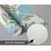 Papel de Parede Autoadesivo Azul Floral com Folhagem, Vinil Impermeável Removível, Para Quarto e Sala de Jantar - S4sassy 63,5 cm (L) × 304,8 cm (C) / Azul - Vinil Texturizado