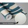 Papel Contact Removível para Parede Verde Contemporâneo com Estampa Geométrica de Galho, Vinílico Autoadesivo à Prova d'água - S4sassy 63,5 cm (L) × 152,4 cm (C) / Verde - Vinil Texturizado