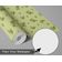 Papel de Parede Autoadesivo, Estampa Folha Pontilhada e Flores, Vinil Impermeável Verde, Removível para Locatário, Quarto e Sala - S4sassy 63,5 cm (L) × 304,8 cm (C) / Verde - Vinil Liso