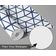 Papel de Parede Autoadesivo Decorativo Estampa Cubo Geométrico, Papel Contact Impermeável Azul, Removível, Ideal para Locatários - S4sassy 63,5 cm (L) × 152,4 cm (C) / Azul - Vinil Texturizado
