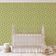 Papel de Parede Autoadesivo, Estampa Folha Pontilhada e Flores, Vinil Impermeável Verde, Removível para Locatário, Quarto e Sala - S4sassy 63,5 cm (L) × 152,4 cm (C) / Verde - Vinil Texturizado