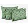 Capa de Almofada Verde Estampada de Luxo, Capa de Almofada Decorativa - Vargottam 30,48 Cm × 60,96 Cm – Retangular / Verde